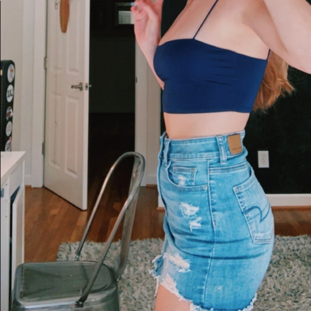 American Eagle Super Stretch Jean Skirt